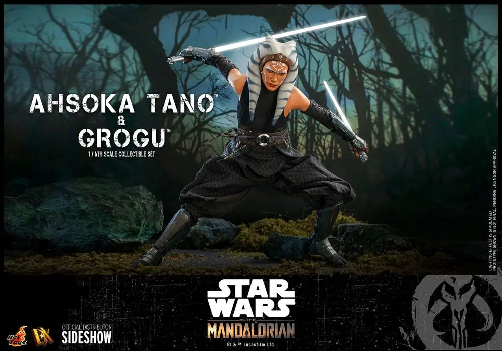 Star Wars The Mandalorian Akčná figúrka 2-pack 1/6 Ahsoka Tano & Grogu 29 cm termékfotó