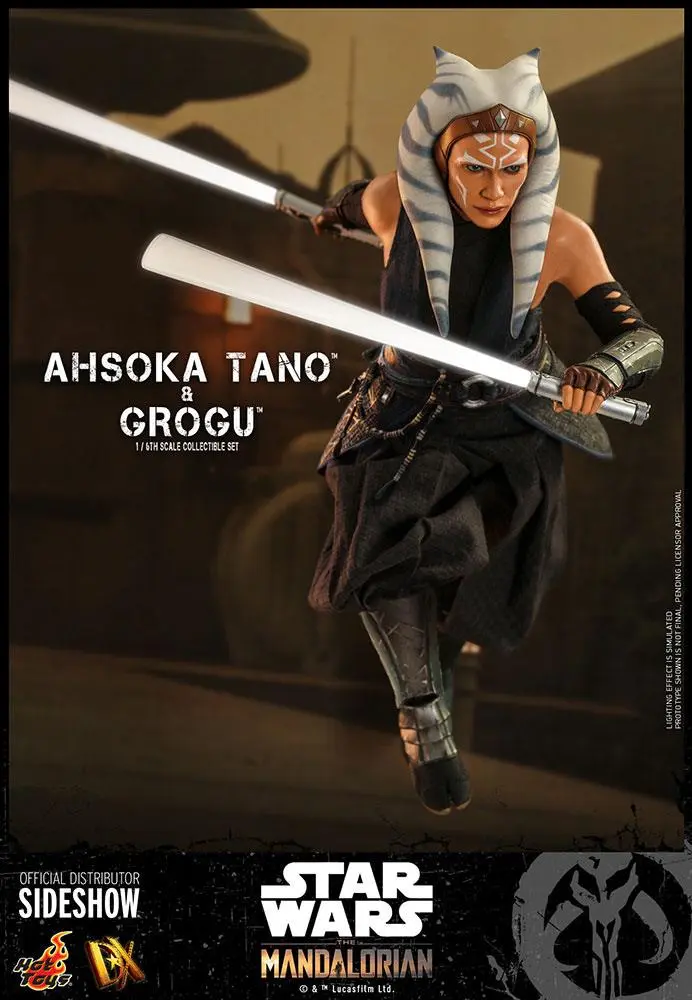 Star Wars The Mandalorian Akčná figúrka 2-pack 1/6 Ahsoka Tano & Grogu 29 cm termékfotó