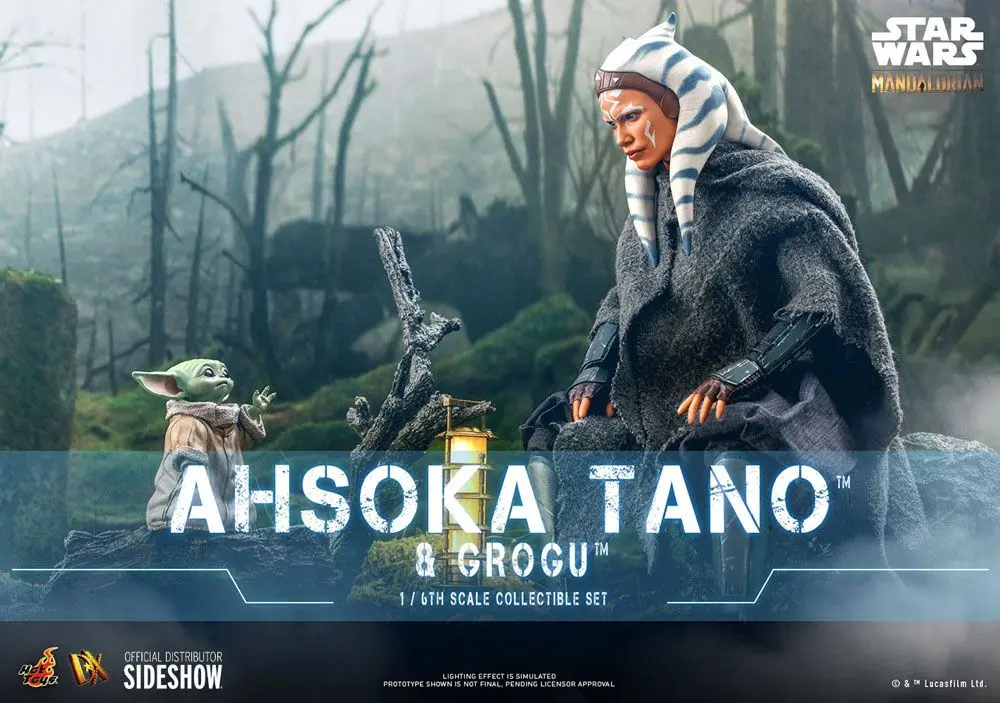 Star Wars The Mandalorian Akčná figúrka 2-pack 1/6 Ahsoka Tano & Grogu 29 cm termékfotó