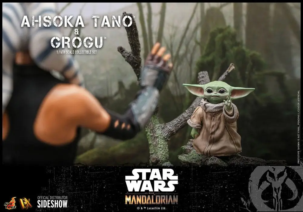 Star Wars The Mandalorian Akčná figúrka 2-pack 1/6 Ahsoka Tano & Grogu 29 cm termékfotó