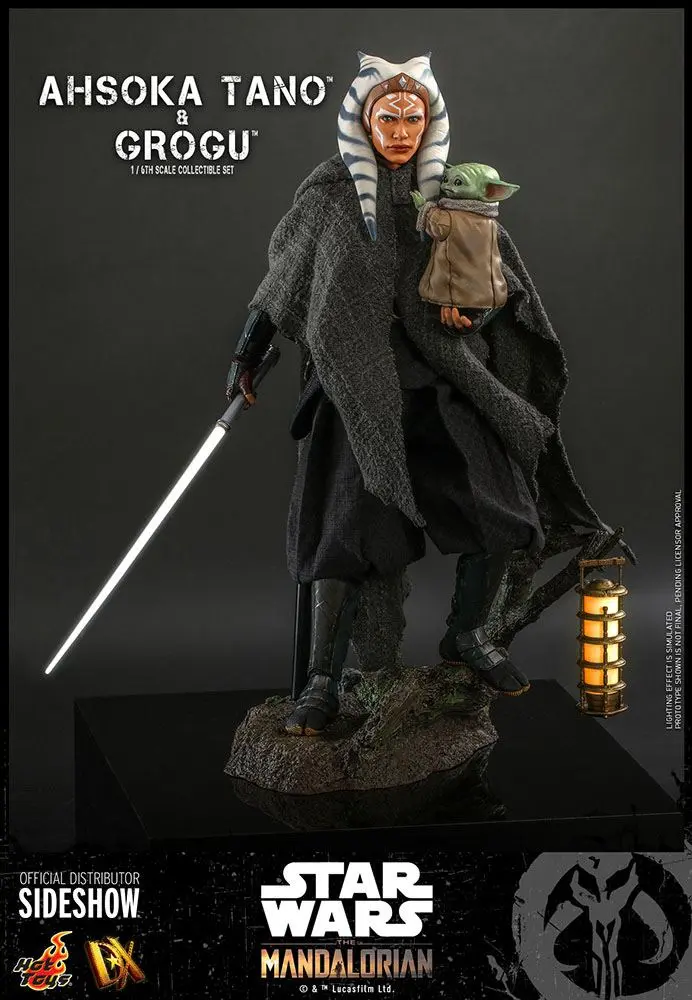 Star Wars The Mandalorian Akčná figúrka 2-pack 1/6 Ahsoka Tano & Grogu 29 cm termékfotó