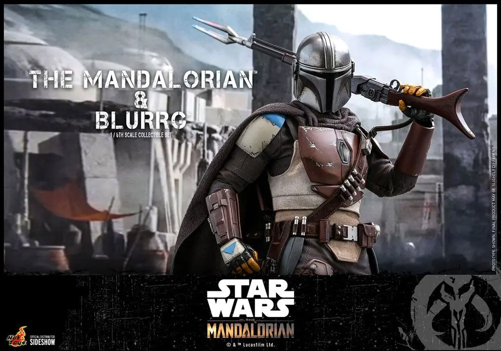 Star Wars The Mandalorian Akčná Figúrka 2-Pack 1/6 The Mandalorian & Blurrg 37 cm produktová fotografia