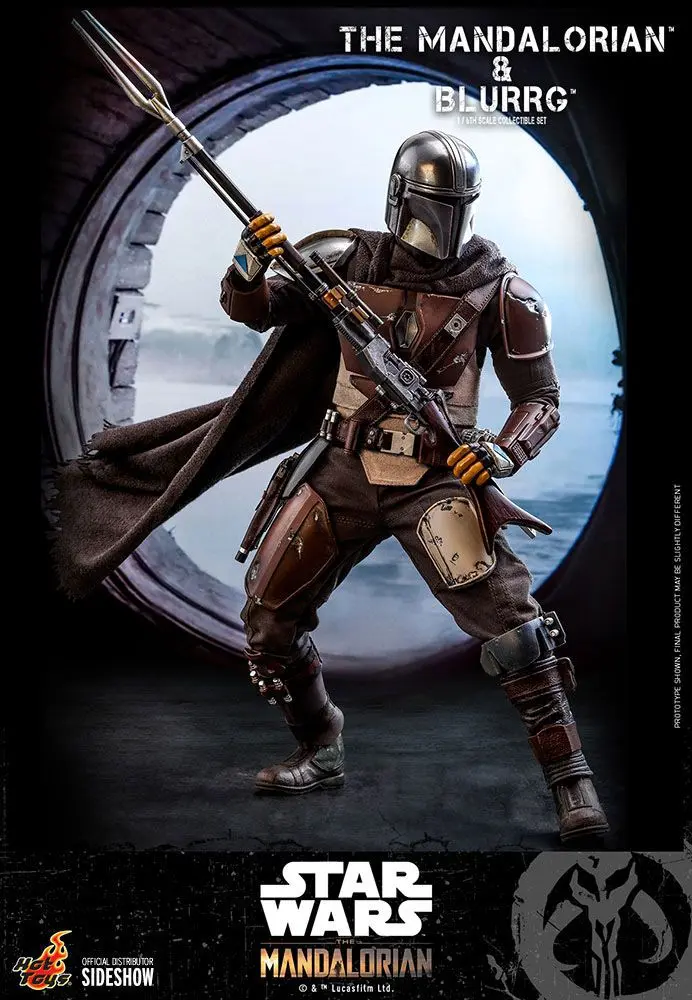 Star Wars The Mandalorian Akčná Figúrka 2-Pack 1/6 The Mandalorian & Blurrg 37 cm produktová fotografia