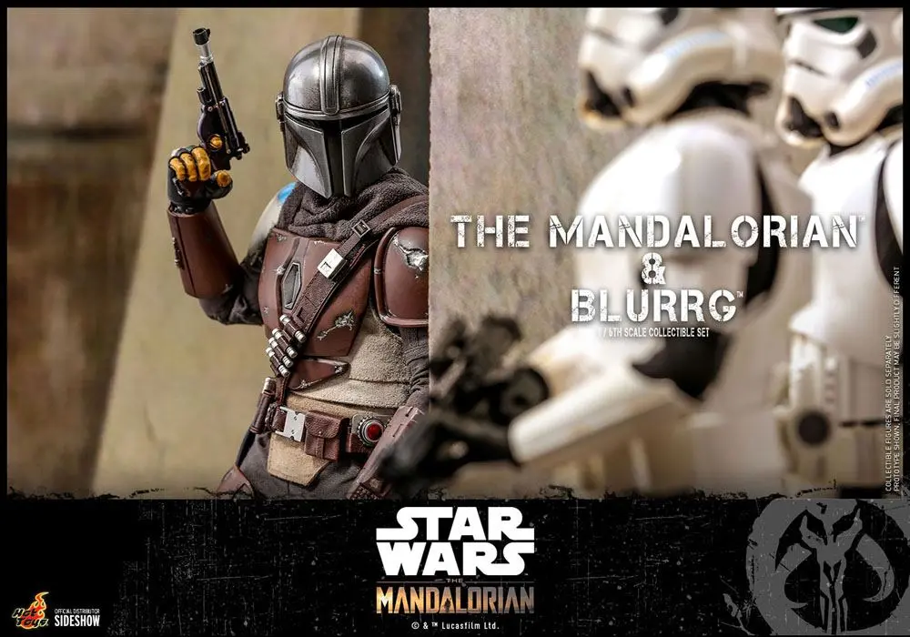 Star Wars The Mandalorian Akčná Figúrka 2-Pack 1/6 The Mandalorian & Blurrg 37 cm produktová fotografia