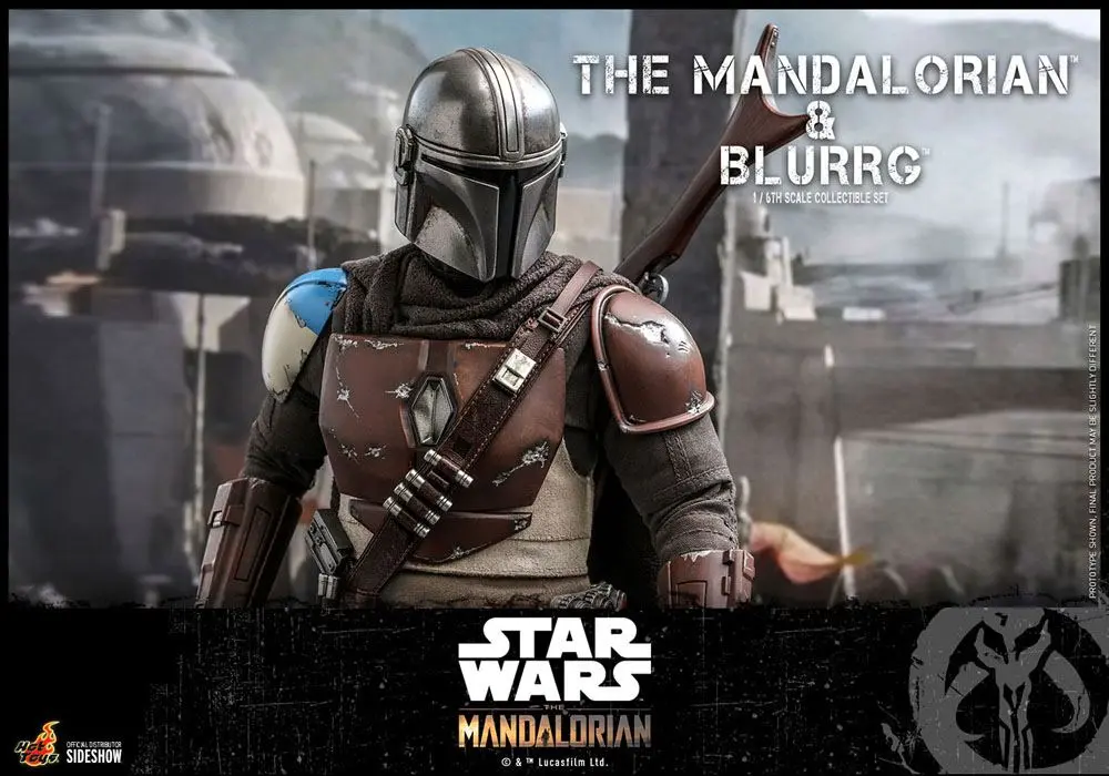 Star Wars The Mandalorian Akčná Figúrka 2-Pack 1/6 The Mandalorian & Blurrg 37 cm produktová fotografia