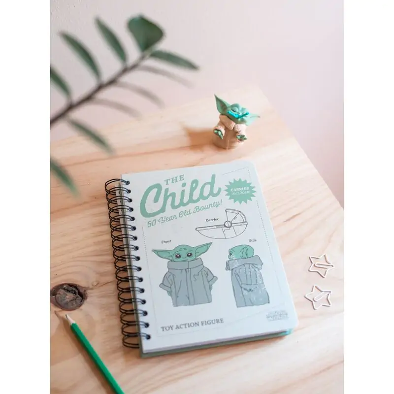 Star Wars The Mandalorian A5 zápisník produktová fotografia