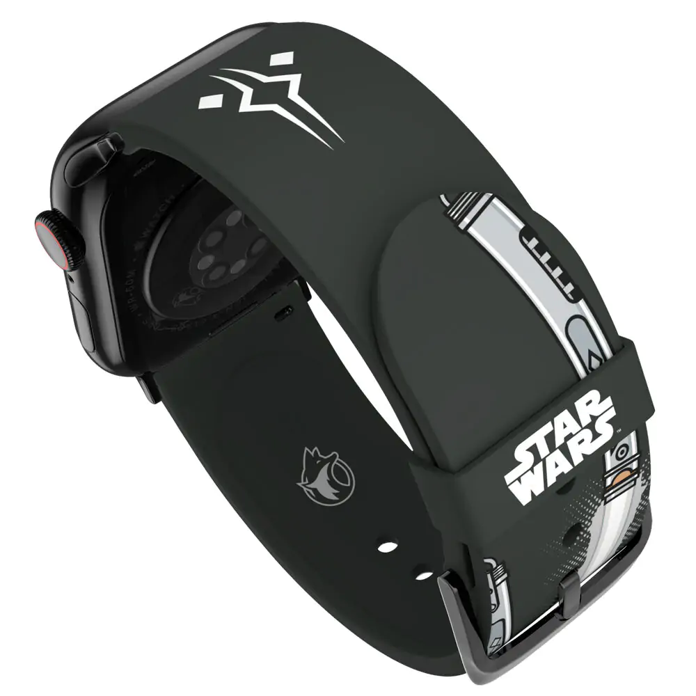 Star Wars The Mandalorian Ahsoka Tano Lightsaber remienok na Smartwatch + dizajny ciferníka produktová fotografia
