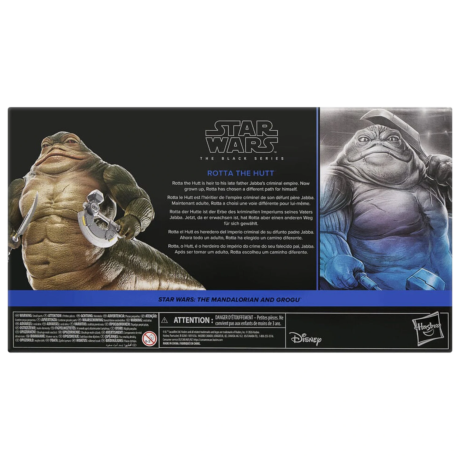 Star Wars The Mandalorian a Grog Rotta The Hutt figúrka 16cm produktová fotografia