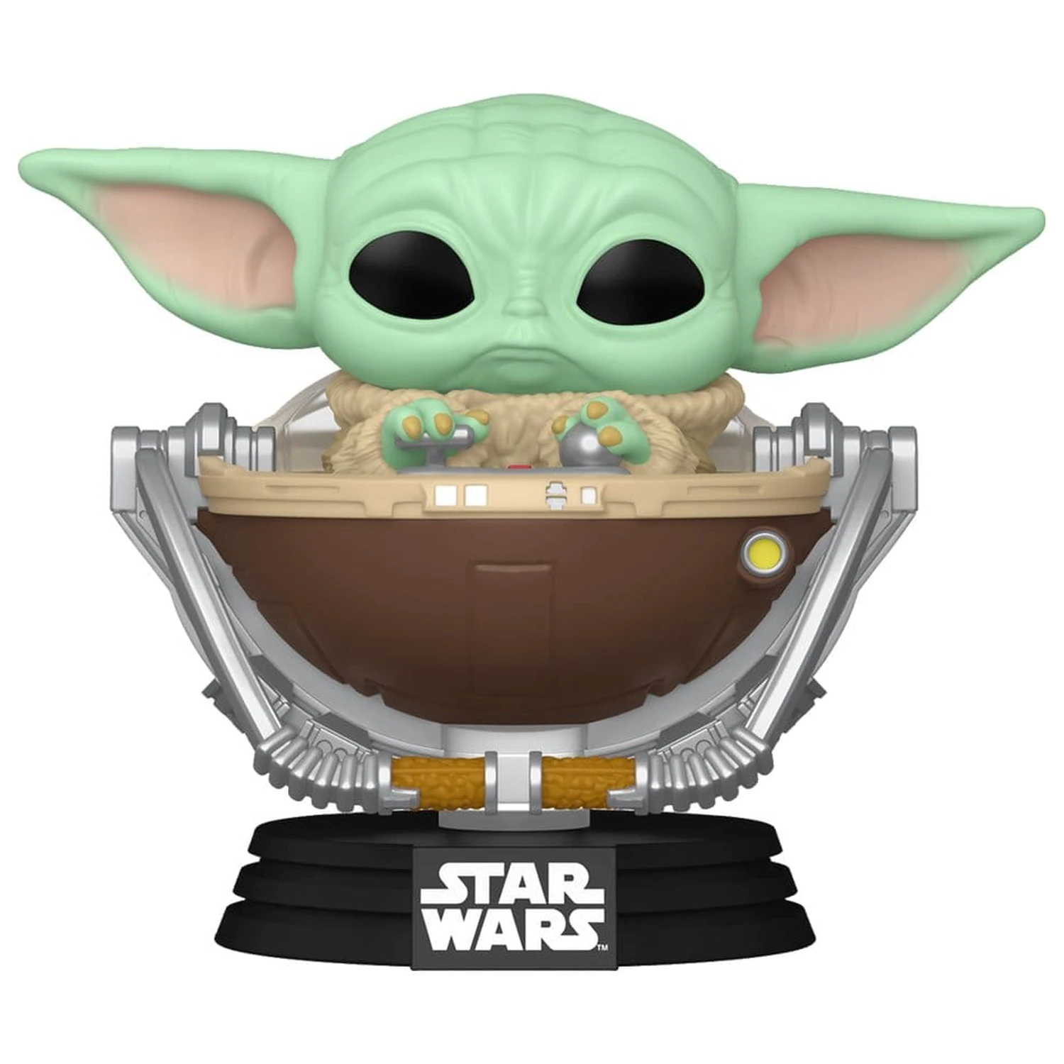 Star Wars: The Mandalorian and Grogu Funko POP! Vinylová figúrka Bobblehead Grogu v kočiari 9 cm produktová fotografia