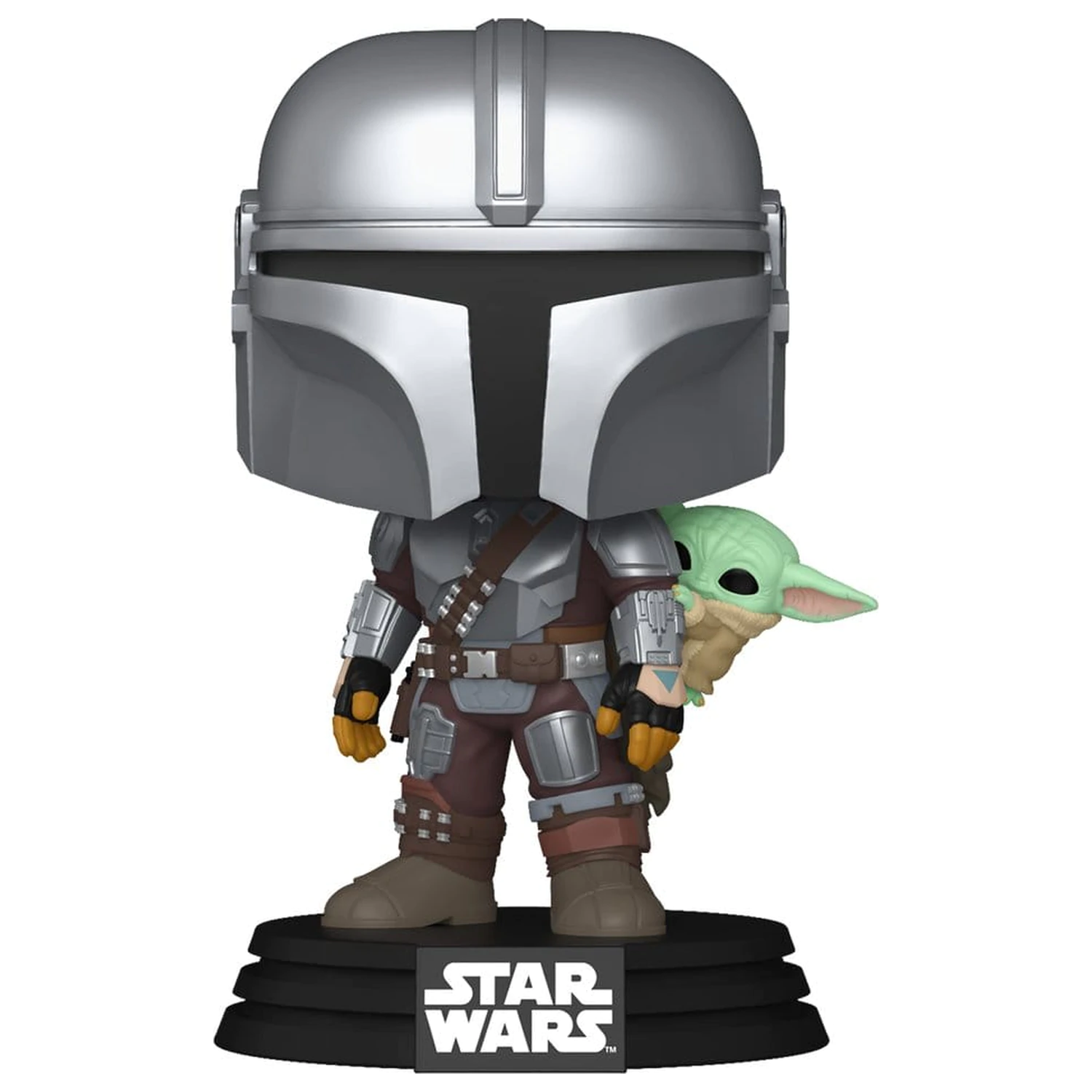 Star Wars: The Mandalorian and Grogu Funko POP! Vinylová figúrka Bobblehead The Mandalorian with Grogu 9 cm produktová fotografia