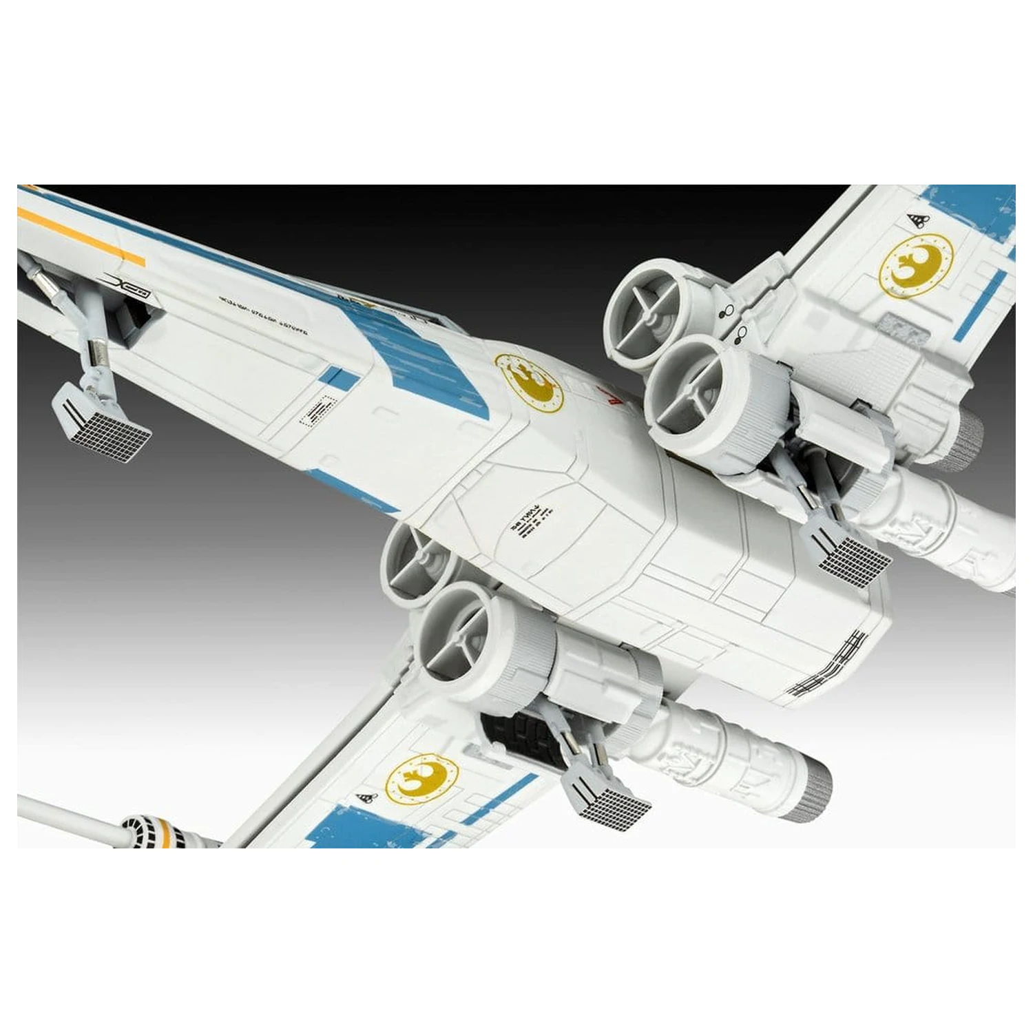 Star Wars The Mandalorian a Grogu Revell Model Kit 1/57 New Republic X-Wing Fighter 22 cm produktová fotografia