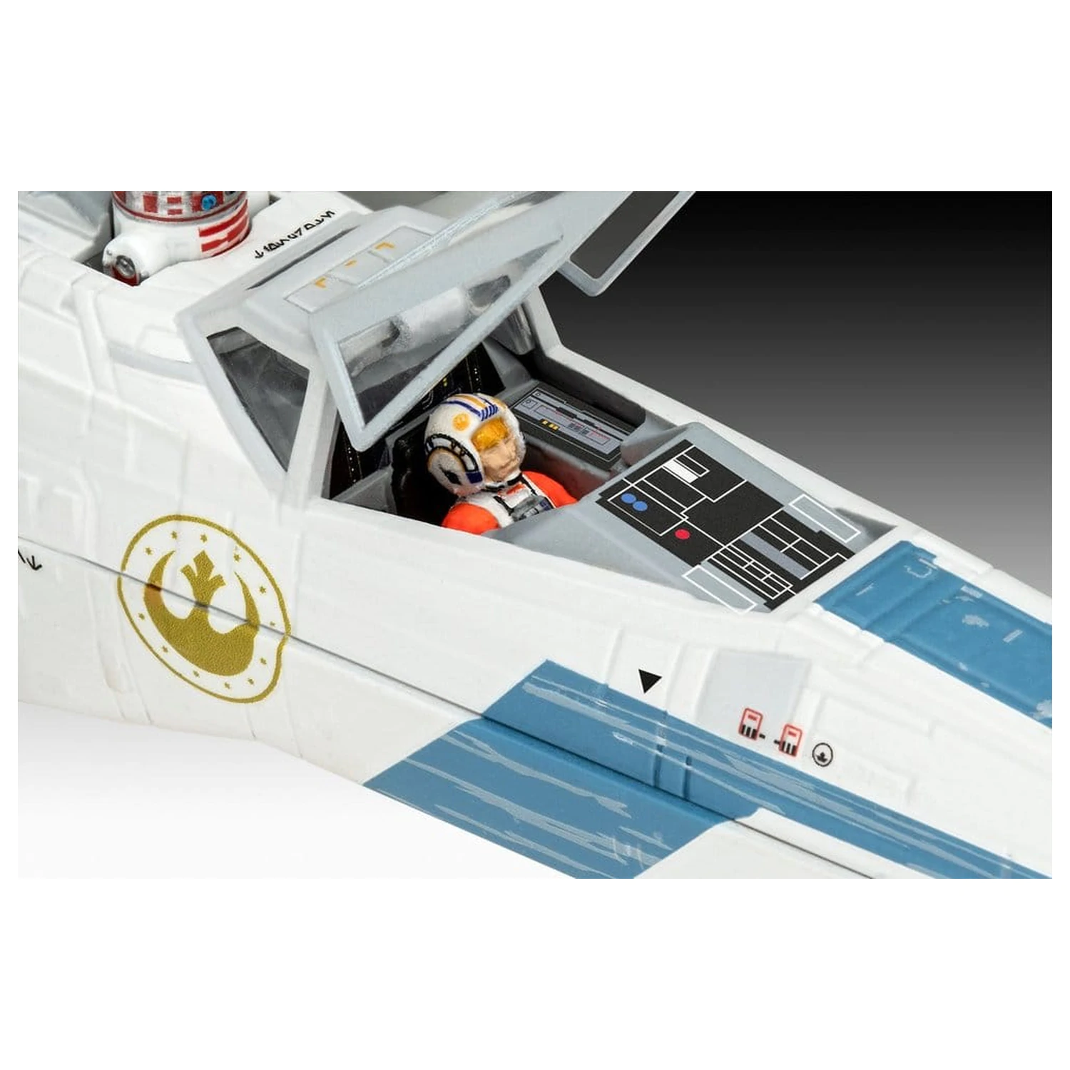 Star Wars The Mandalorian a Grogu Revell Model Kit 1/57 New Republic X-Wing Fighter 22 cm produktová fotografia