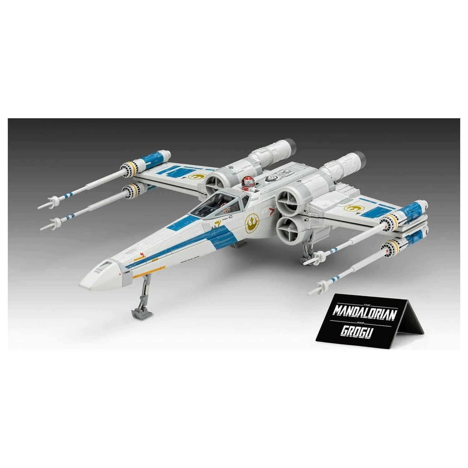 Star Wars The Mandalorian a Grogu Revell Model Kit 1/57 New Republic X-Wing Fighter 22 cm produktová fotografia