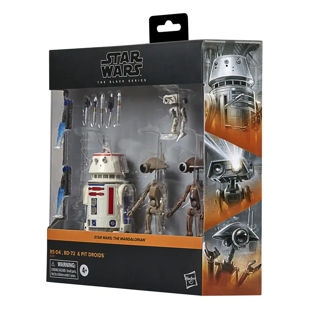 Star Wars: The Mandalorian Black Series Action Figure 4-Pack R5-D4, BD-72 &amp; Pit Droids termékfotó