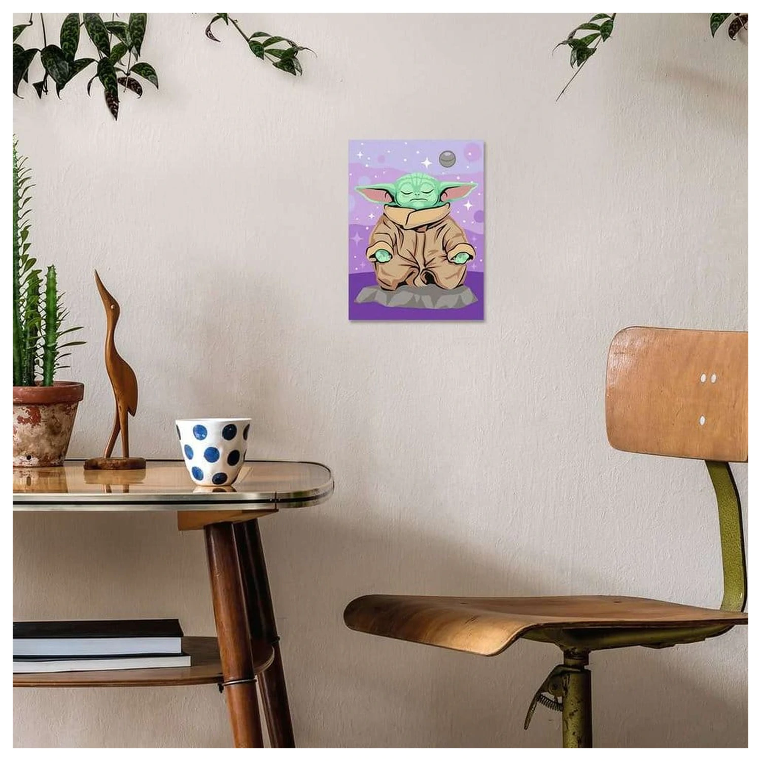 Star Wars: The Mandalorian CreArt Maľovanie podľa čísel Meditating Grogu produktová fotografia