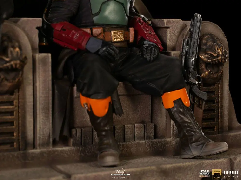 Star Wars The Mandalorian Deluxe Art Scale Socha 1/10 Boba Fett & Fennec on Throne 23 cm produktová fotografia