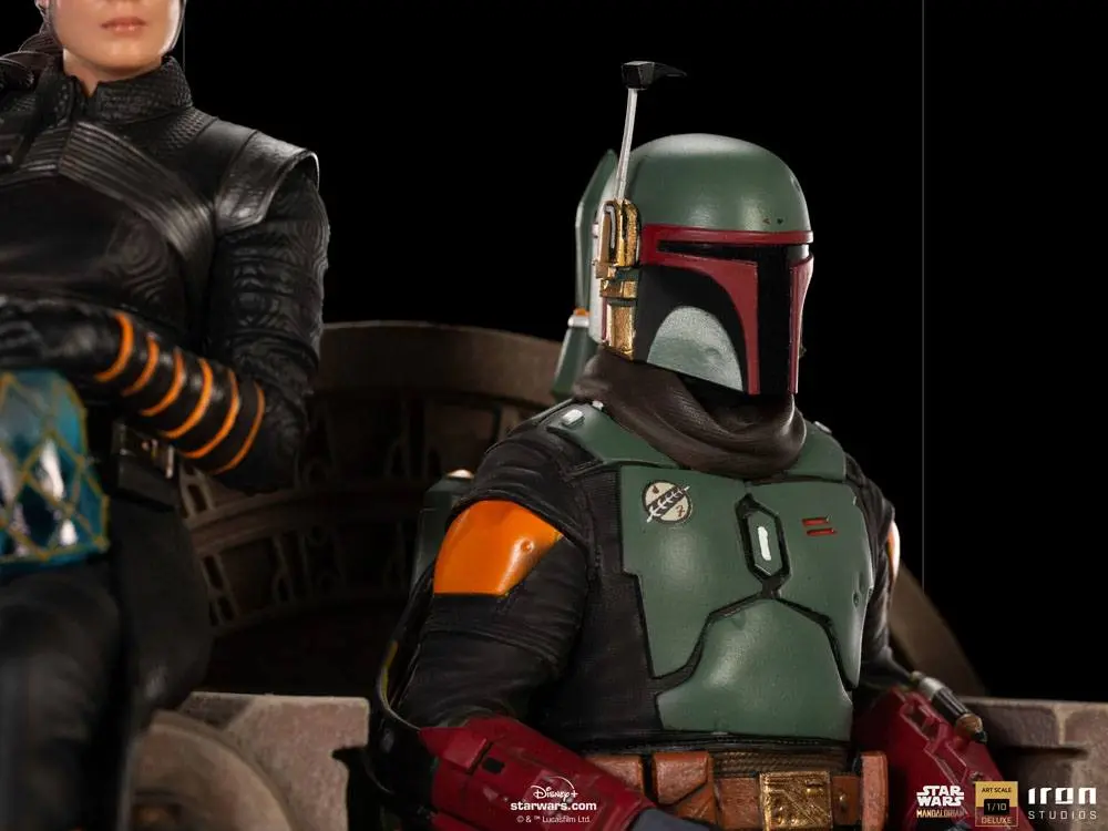 Star Wars The Mandalorian Deluxe Art Scale Socha 1/10 Boba Fett & Fennec on Throne 23 cm produktová fotografia
