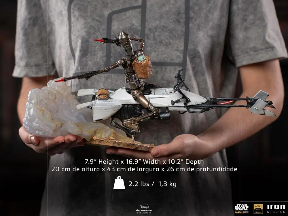 Star Wars The Mandalorian Deluxe Art Scale Socha 1/10 IG-11 & The Child 20 cm produktová fotografia