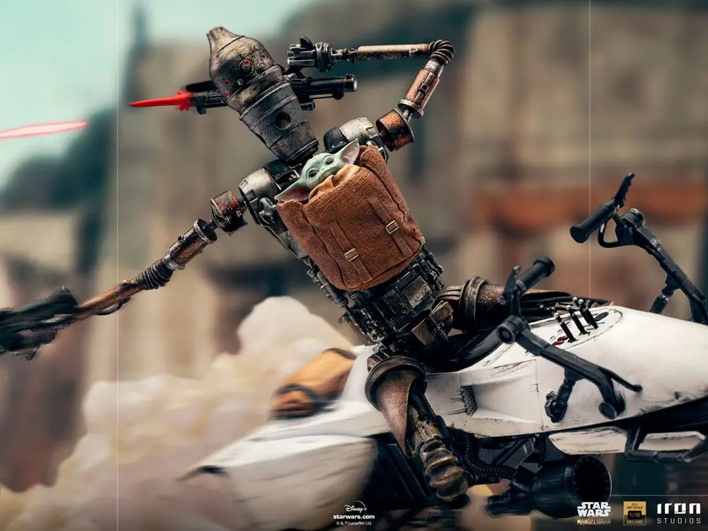 Star Wars The Mandalorian Deluxe Art Scale Socha 1/10 IG-11 & The Child 20 cm produktová fotografia