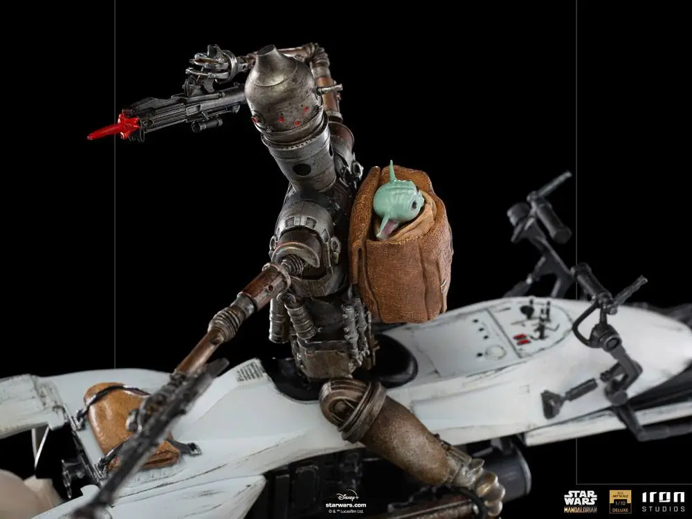 Star Wars The Mandalorian Deluxe Art Scale Socha 1/10 IG-11 & The Child 20 cm produktová fotografia