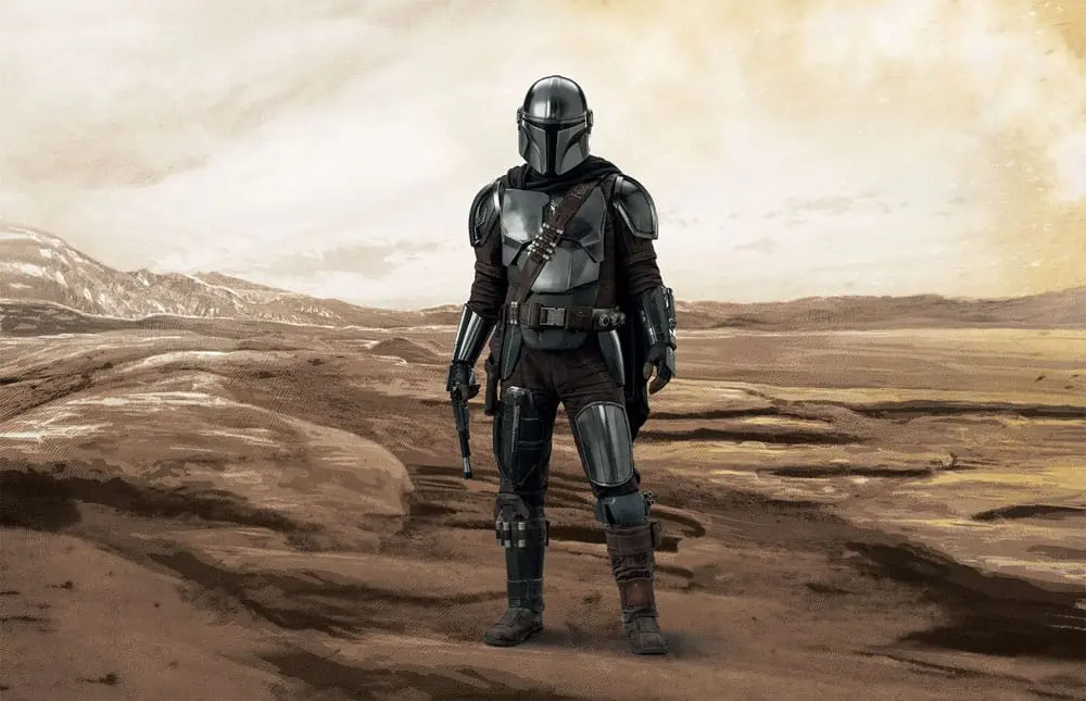 Star Wars: The Mandalorian Model Kit Din Djarin - The Bounty Hunter - Modelová stavebnica produktová fotografia