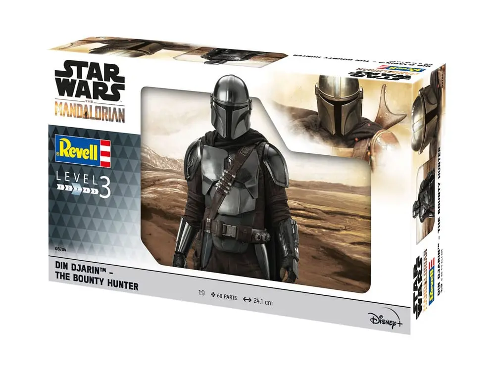 Star Wars: The Mandalorian Model Kit Din Djarin - The Bounty Hunter - Modelová stavebnica produktová fotografia