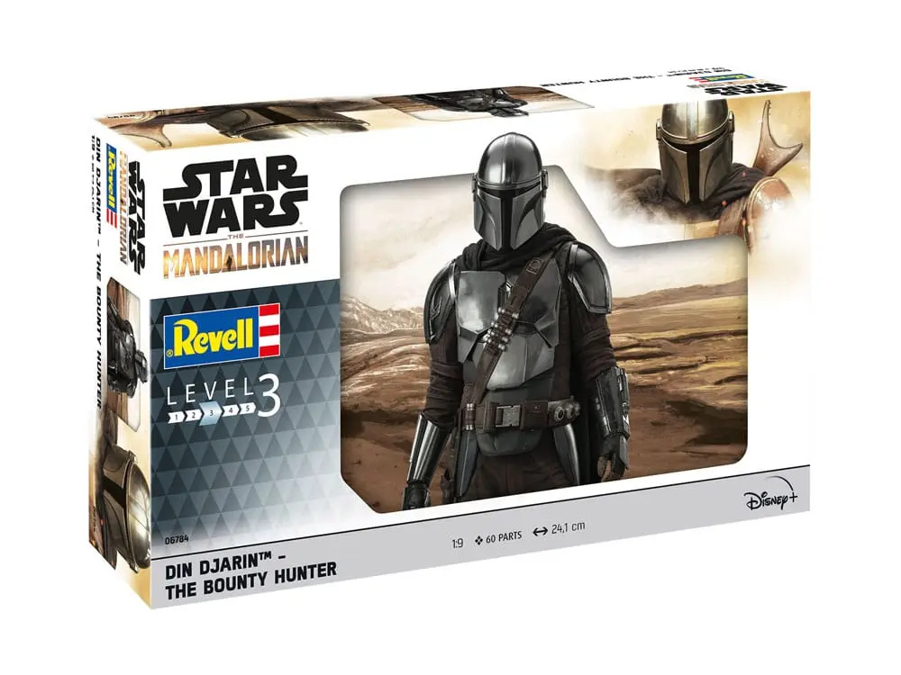 Star Wars: The Mandalorian Model Kit Din Djarin - The Bounty Hunter - Modelová stavebnica produktová fotografia