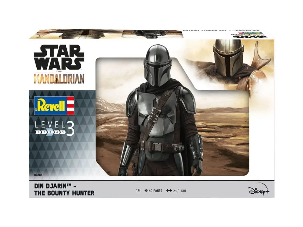 Star Wars: The Mandalorian Model Kit Din Djarin - The Bounty Hunter - Modelová stavebnica produktová fotografia