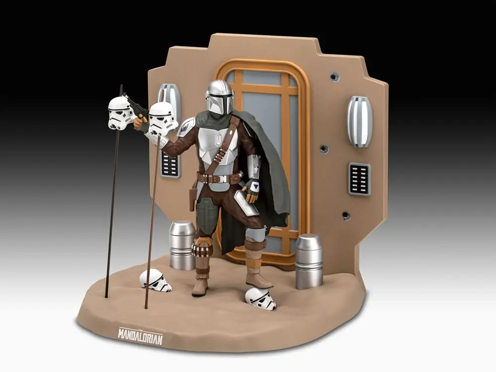Star Wars: The Mandalorian Model Kit Din Djarin - The Bounty Hunter - Modelová stavebnica produktová fotografia