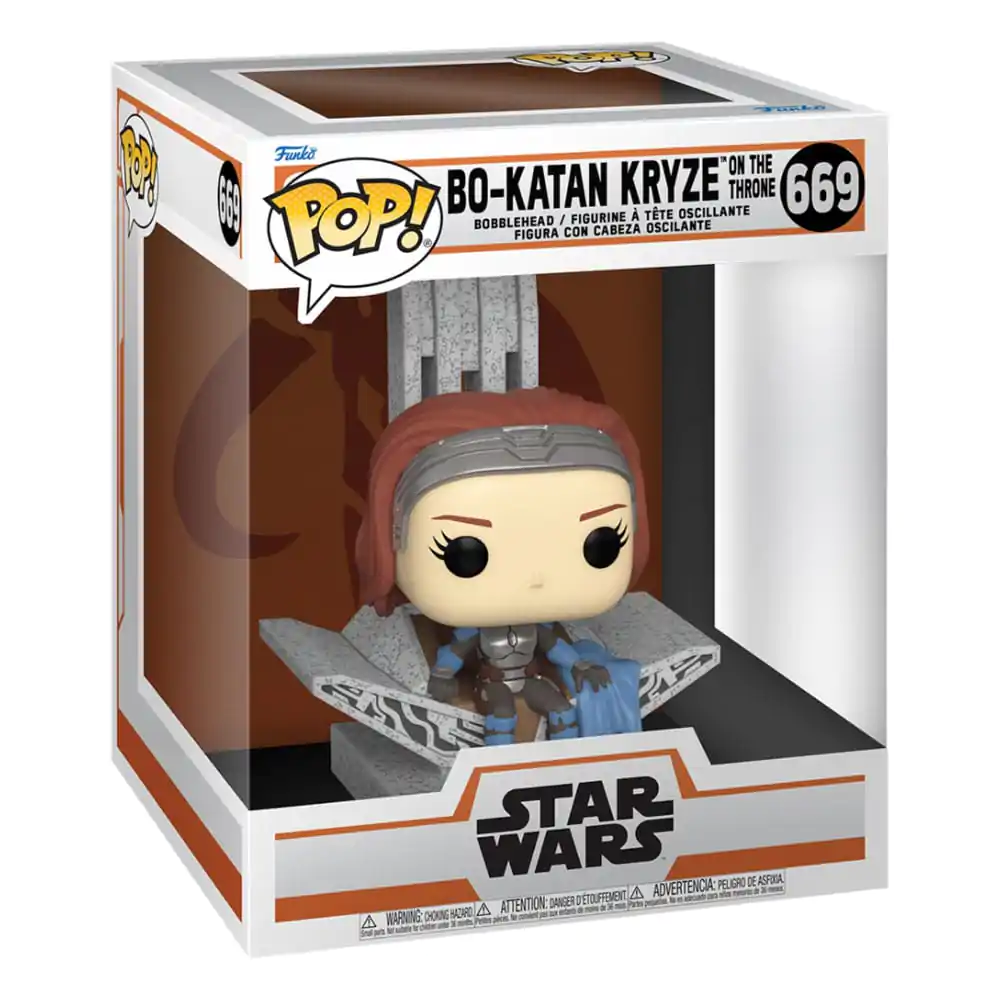 Star Wars: The Mandalorian POP! Deluxe Vinyl Bo Katan so trónom 9 cm termékfotó