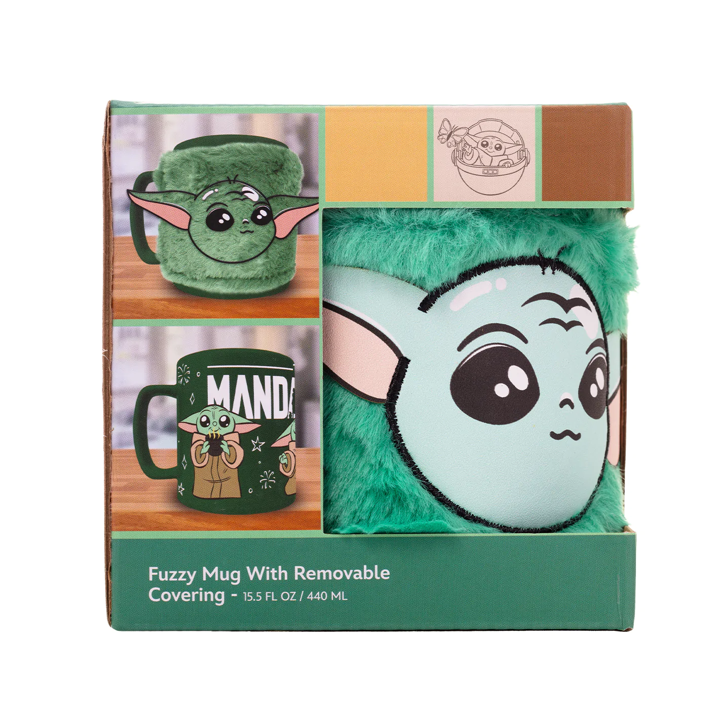 Star Wars The Mandalorian Fuzzy Hrnček Grogu produktová fotografia