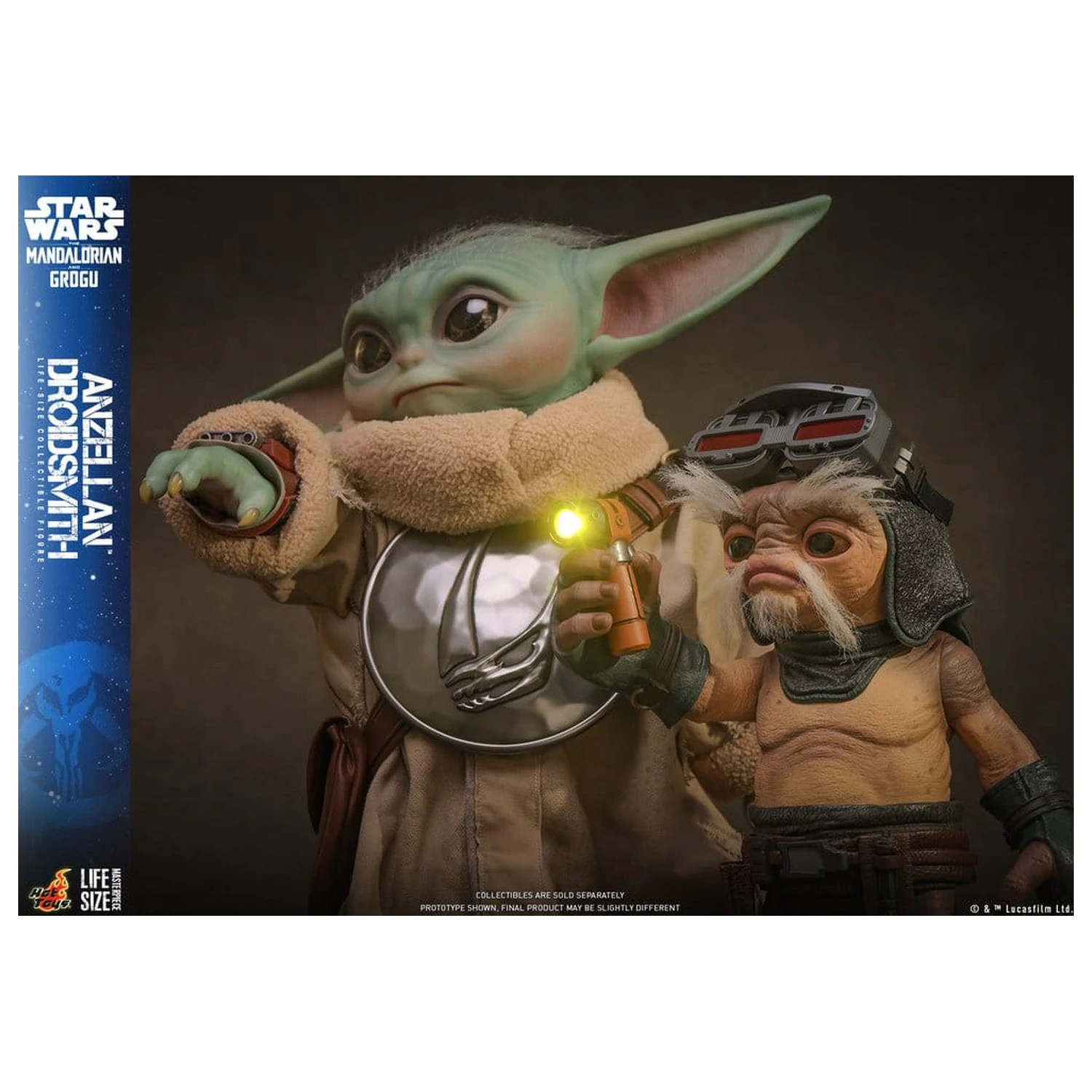 Star Wars: The Mandalorian & Grogu Life-Size Figúrka Anzellan Droidsmith 27 cm produktová fotografia
