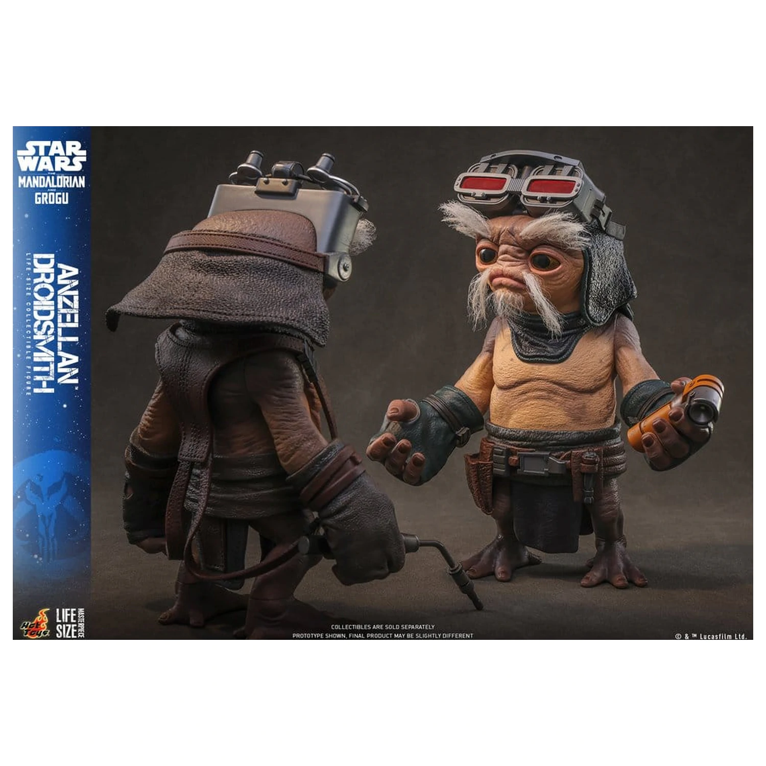 Star Wars: The Mandalorian & Grogu Life-Size Figúrka Anzellan Droidsmith 27 cm produktová fotografia