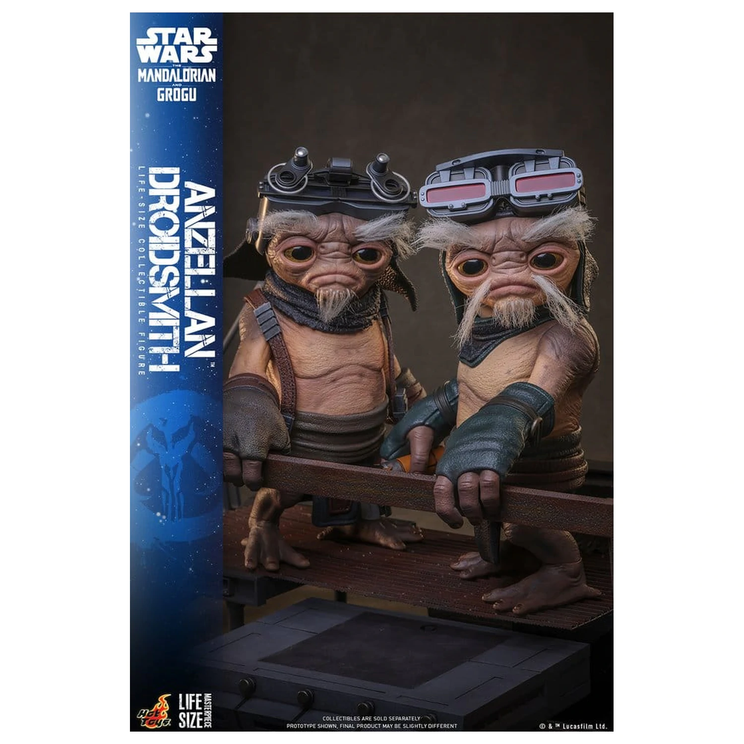 Star Wars: The Mandalorian & Grogu Life-Size Figúrka Anzellan Droidsmith 27 cm produktová fotografia