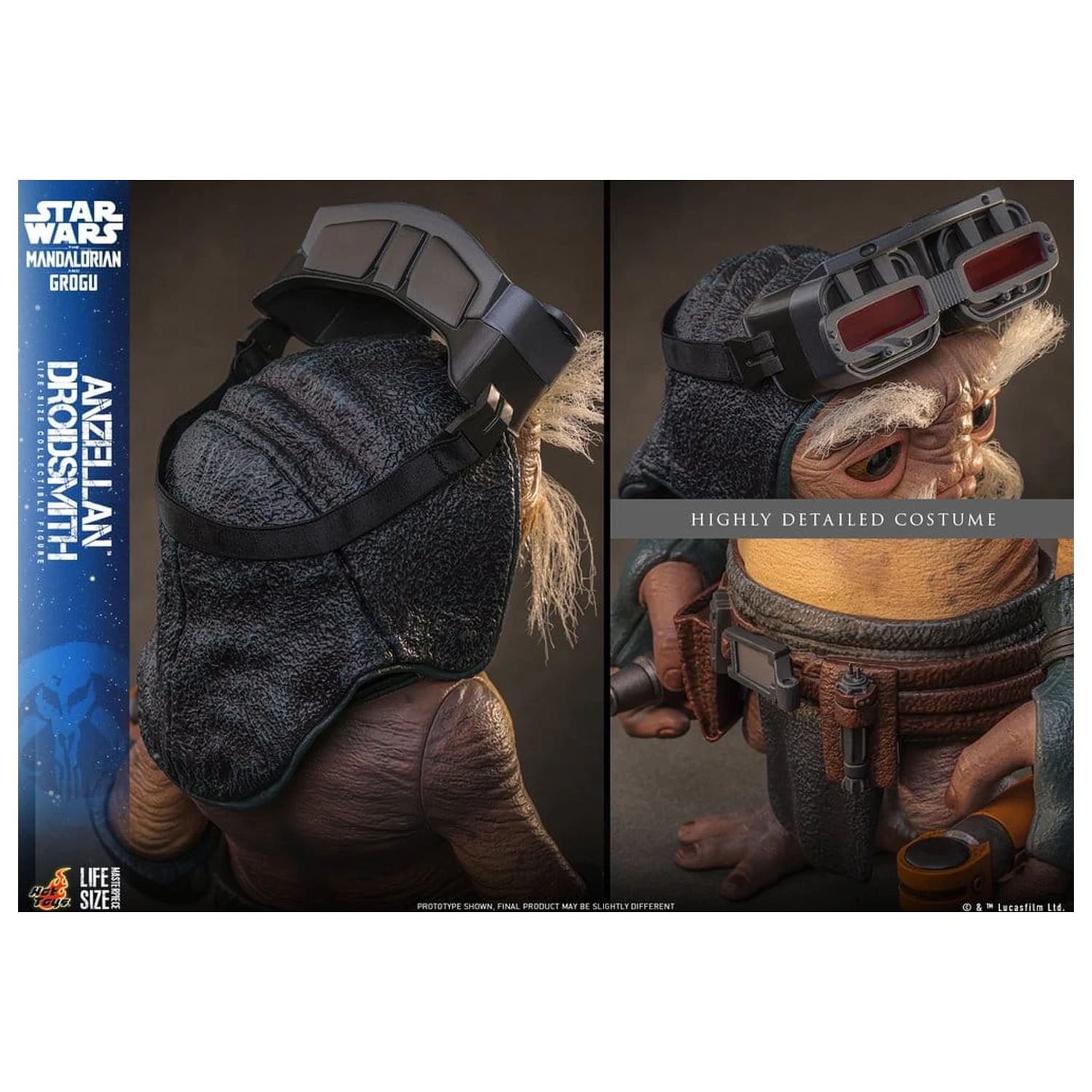 Star Wars: The Mandalorian & Grogu Life-Size Figúrka Anzellan Droidsmith 27 cm produktová fotografia