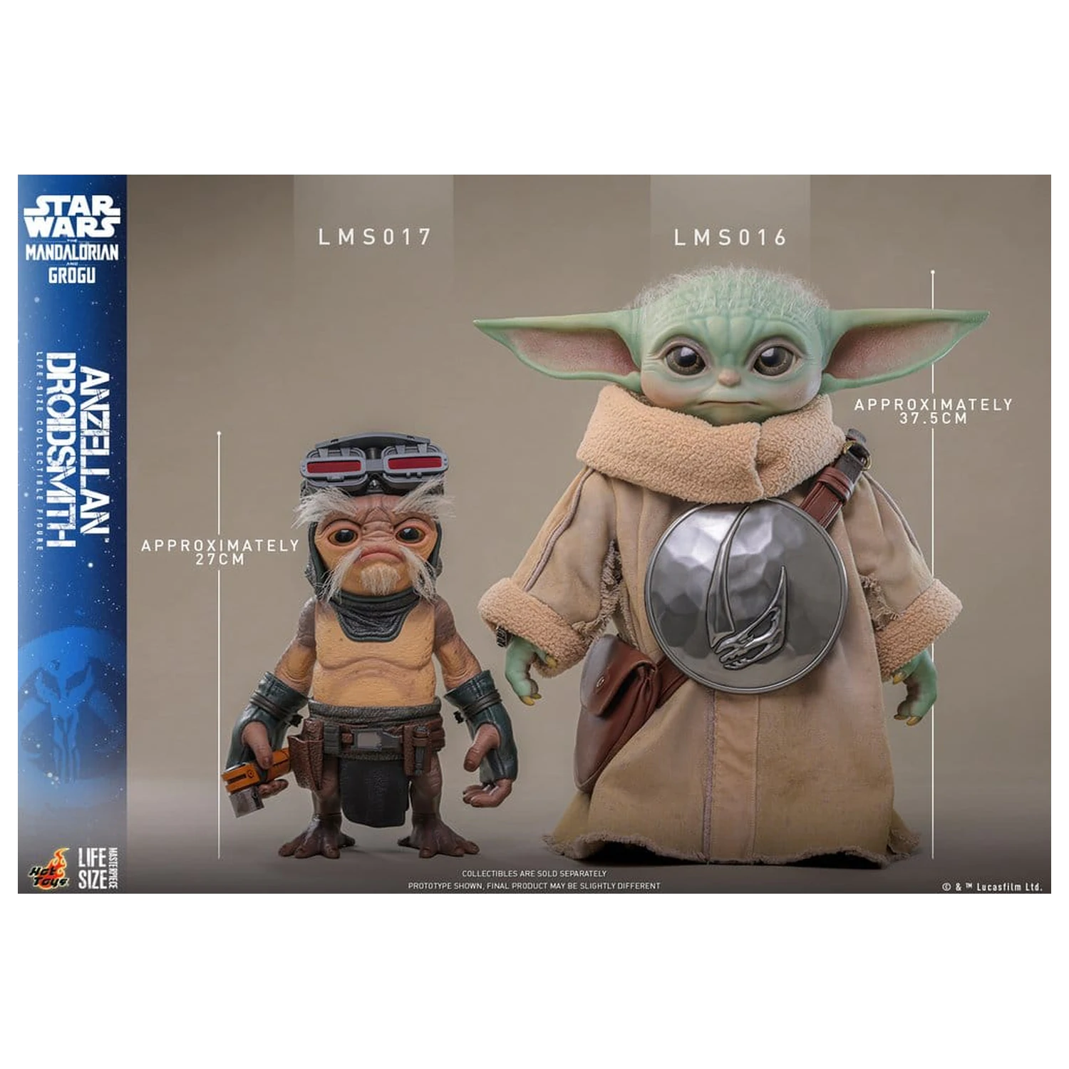 Star Wars: The Mandalorian & Grogu Life-Size Figúrka Anzellan Droidsmith 27 cm produktová fotografia