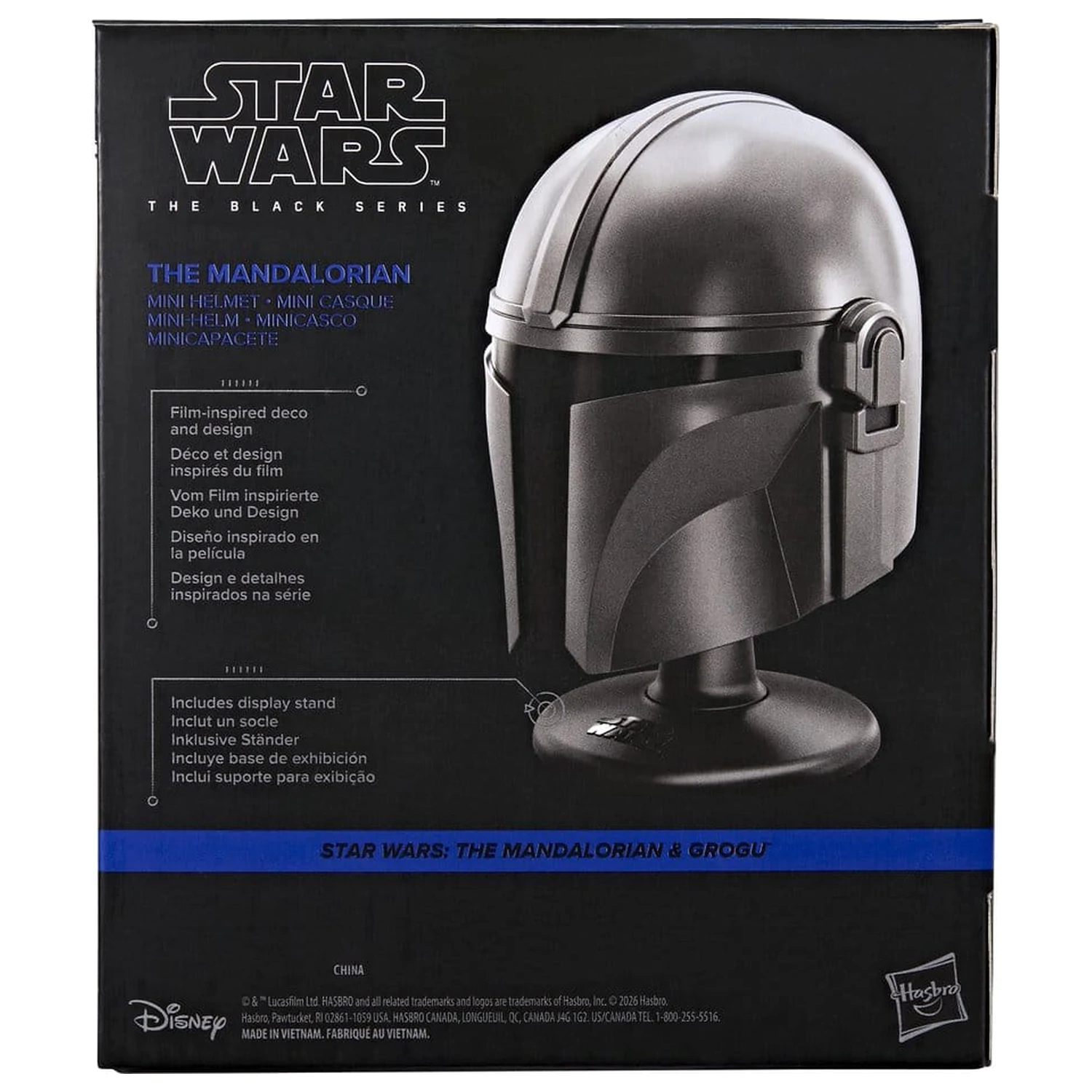 Star Wars: The Mandalorian & Grogu Black Series Mini Prilba The Mandalorian produktová fotografia