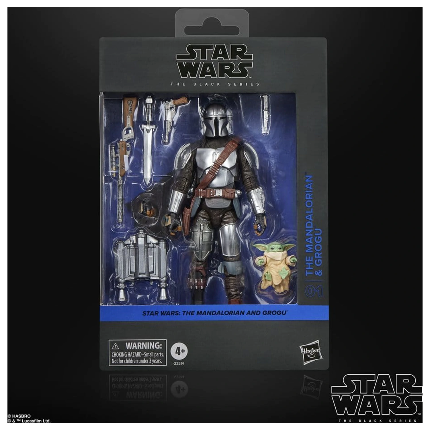 Star Wars: The Mandalorian & Grogu Black Series akčná figúrka The Mandalorian & Grogu 15 cm produktová fotografia