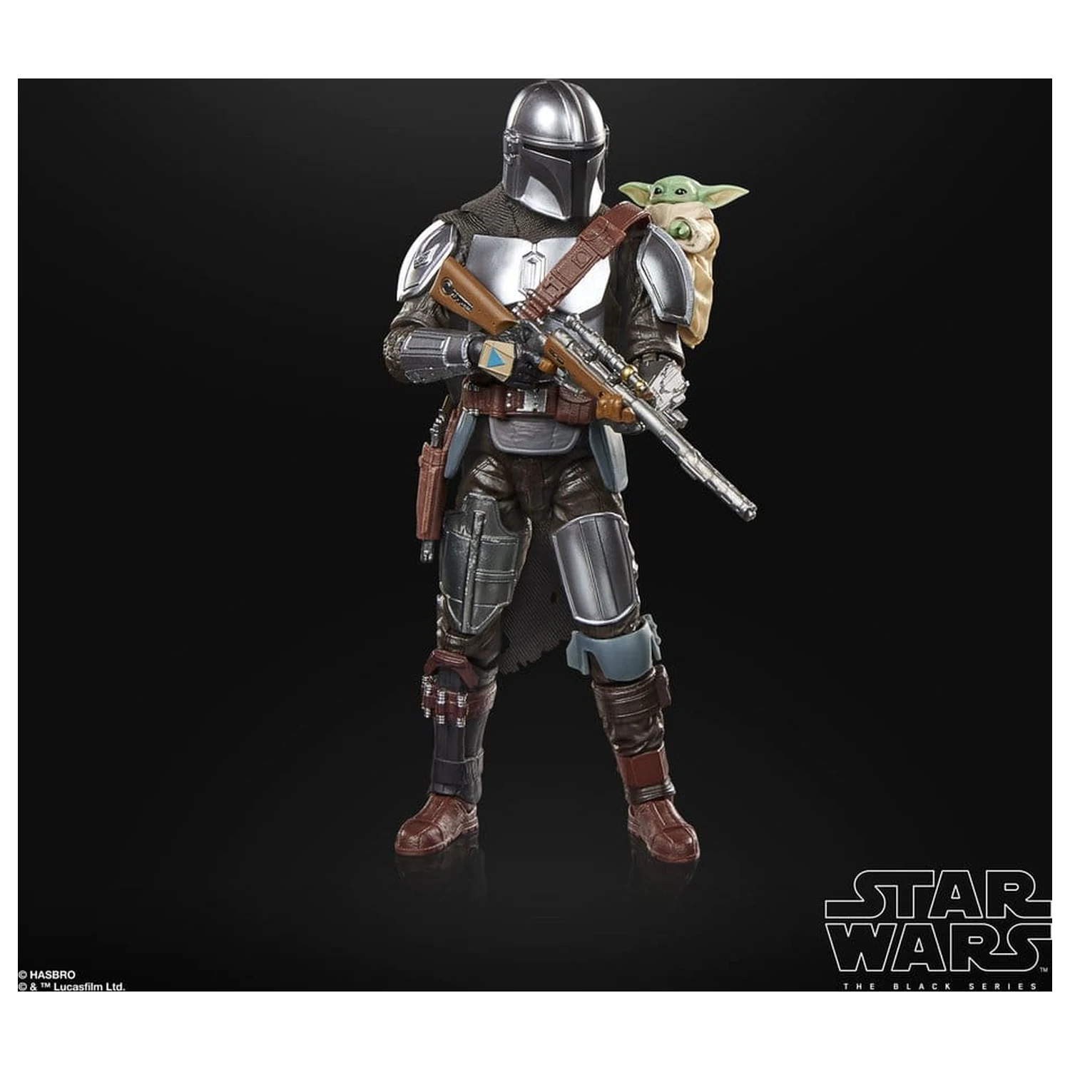 Star Wars: The Mandalorian & Grogu Black Series akčná figúrka The Mandalorian & Grogu 15 cm produktová fotografia