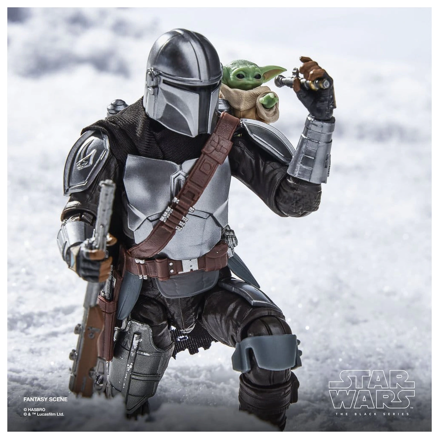 Star Wars: The Mandalorian & Grogu Black Series akčná figúrka The Mandalorian & Grogu 15 cm produktová fotografia