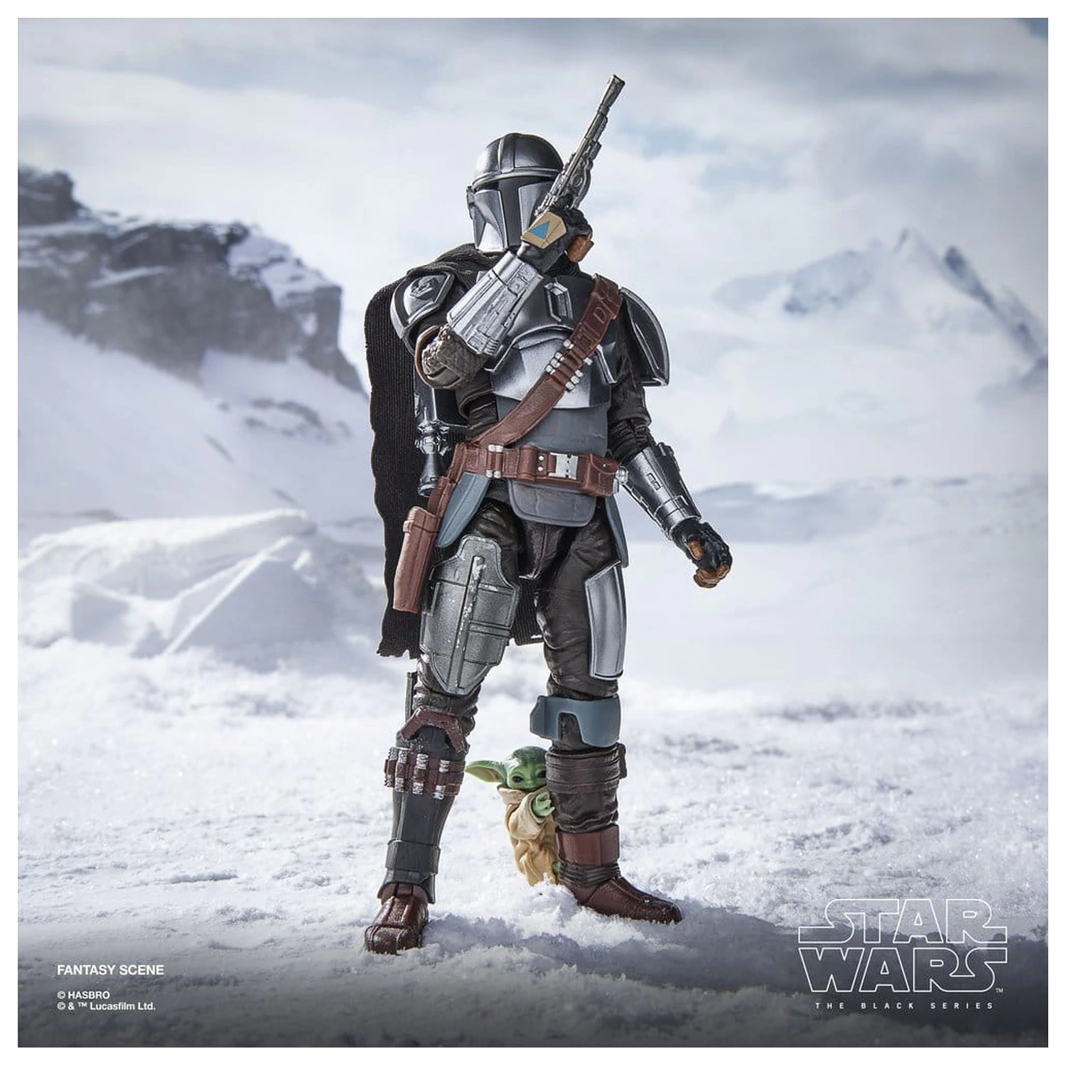 Star Wars: The Mandalorian & Grogu Black Series akčná figúrka The Mandalorian & Grogu 15 cm produktová fotografia