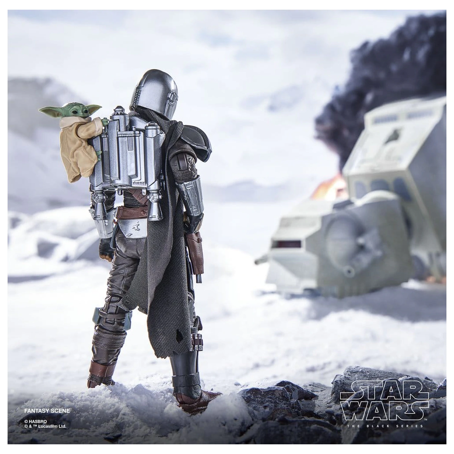 Star Wars: The Mandalorian & Grogu Black Series akčná figúrka The Mandalorian & Grogu 15 cm produktová fotografia