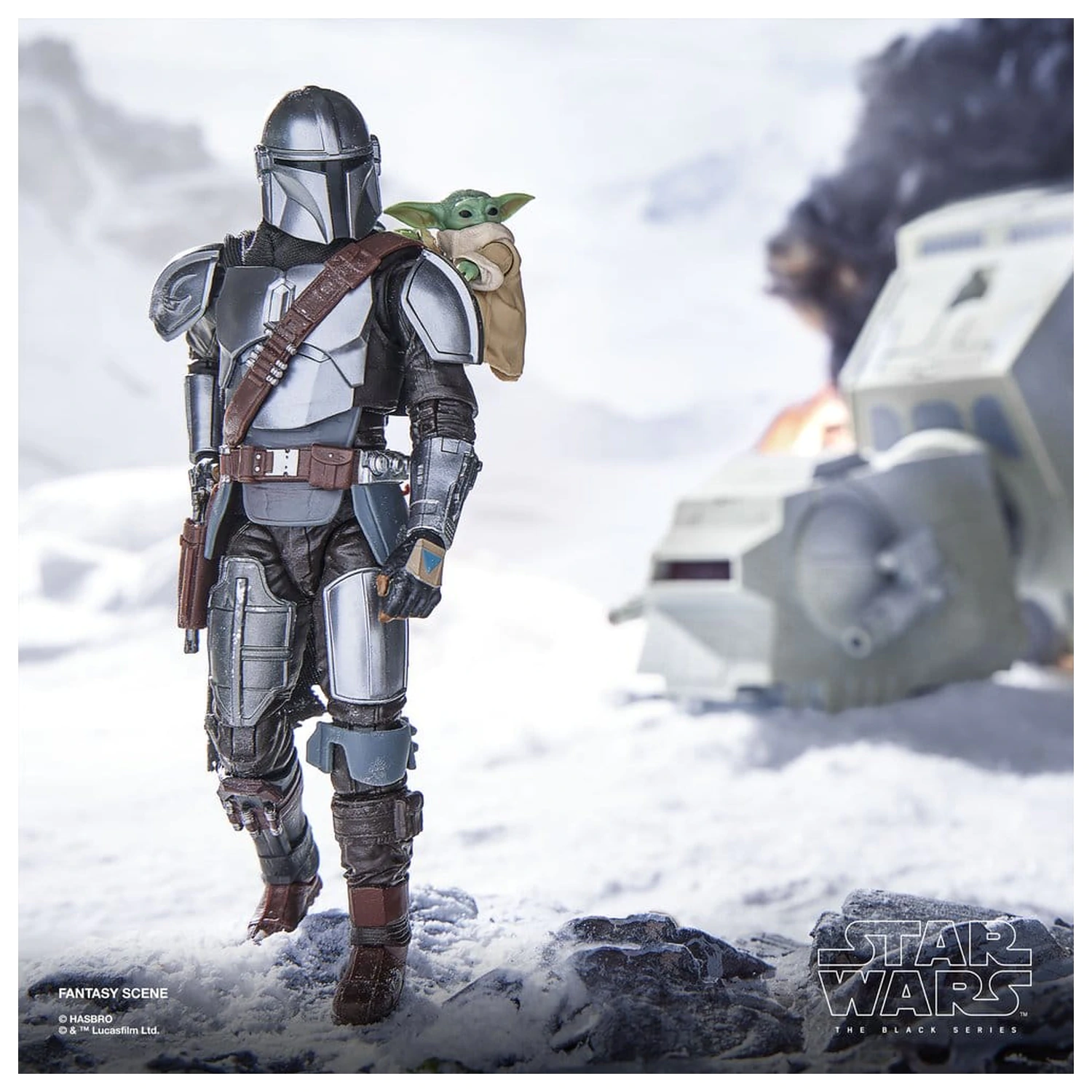 Star Wars: The Mandalorian & Grogu Black Series akčná figúrka The Mandalorian & Grogu 15 cm produktová fotografia