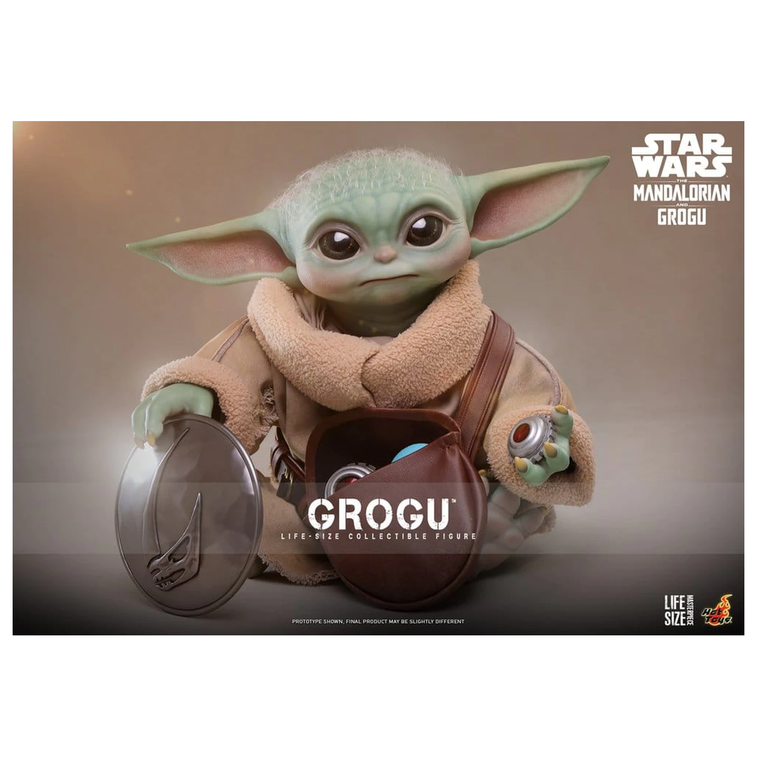 Star Wars: The Mandalorian & Grogu životná veľkosť figúrka Grogu 38 cm produktová fotografia