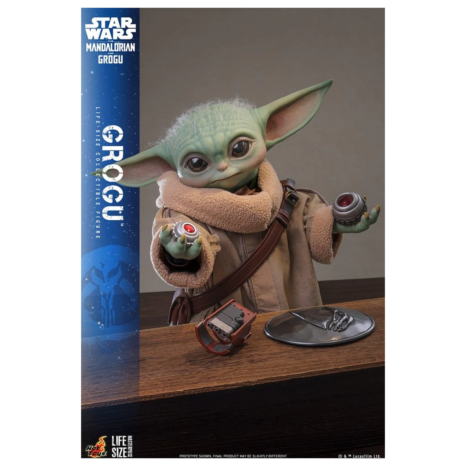 Star Wars: The Mandalorian & Grogu životná veľkosť figúrka Grogu 38 cm produktová fotografia