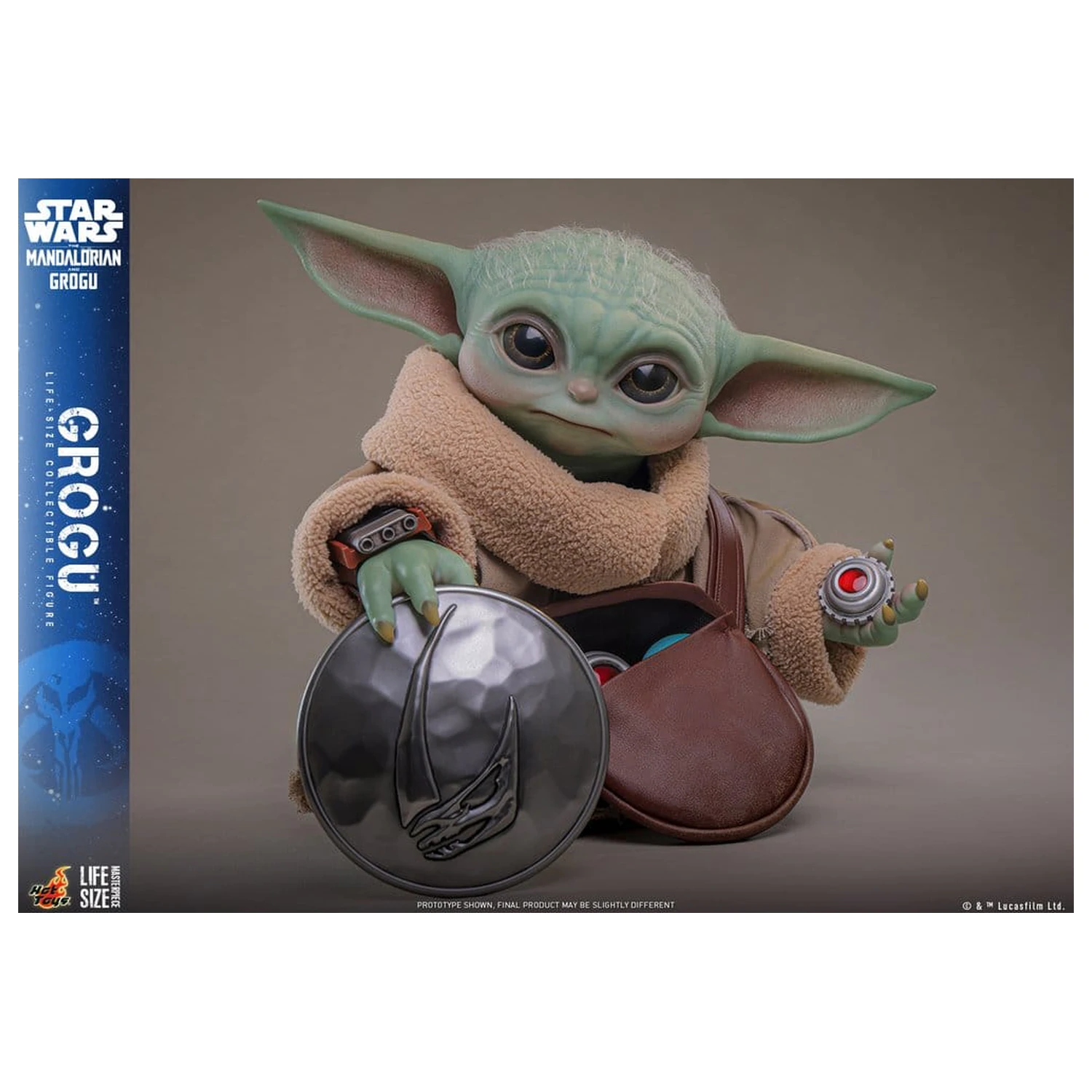 Star Wars: The Mandalorian & Grogu životná veľkosť figúrka Grogu 38 cm produktová fotografia