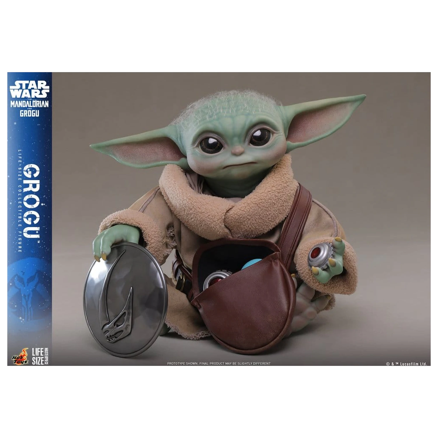 Star Wars: The Mandalorian & Grogu životná veľkosť figúrka Grogu 38 cm produktová fotografia