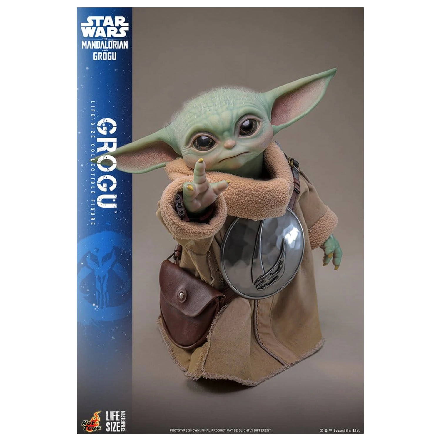 Star Wars: The Mandalorian & Grogu životná veľkosť figúrka Grogu 38 cm produktová fotografia
