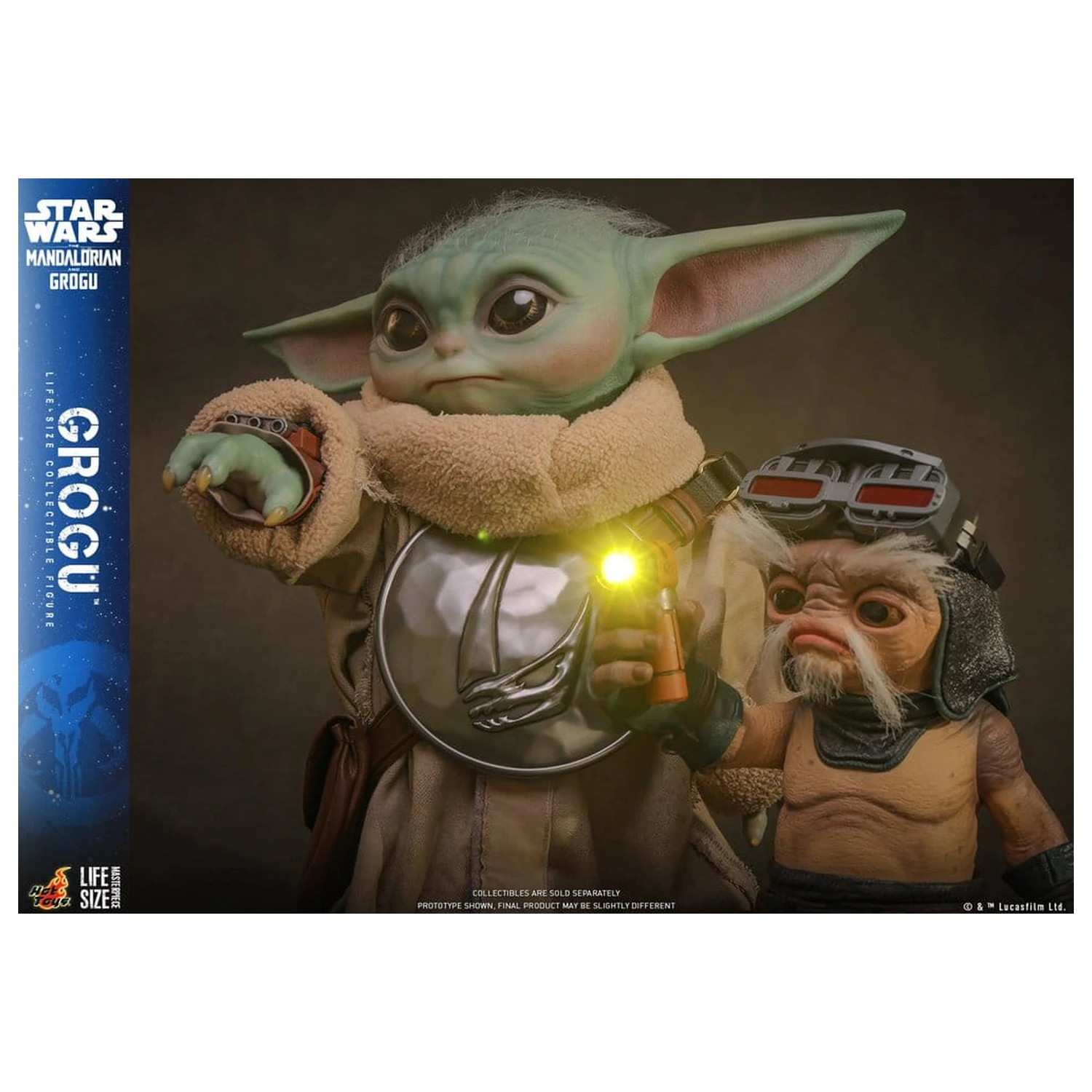 Star Wars: The Mandalorian & Grogu životná veľkosť figúrka Grogu 38 cm produktová fotografia