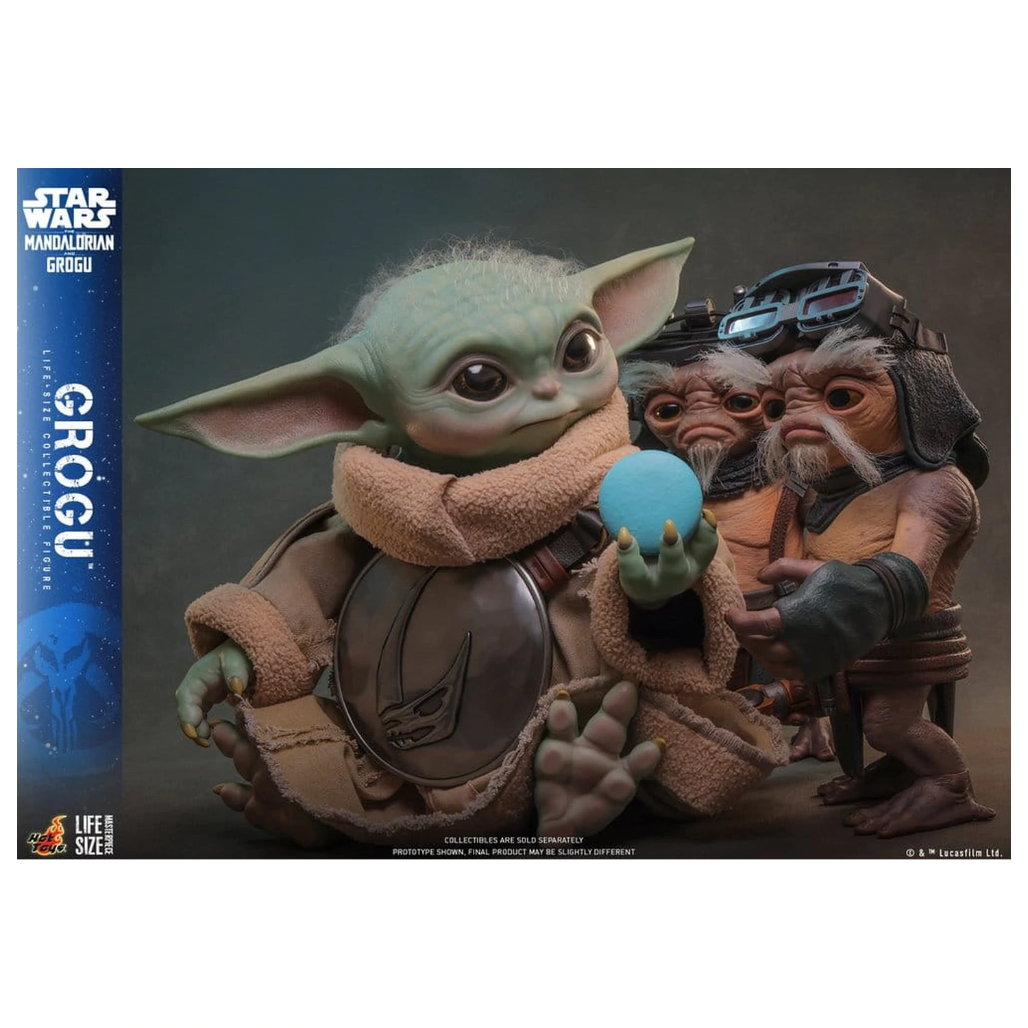 Star Wars: The Mandalorian & Grogu životná veľkosť figúrka Grogu 38 cm produktová fotografia